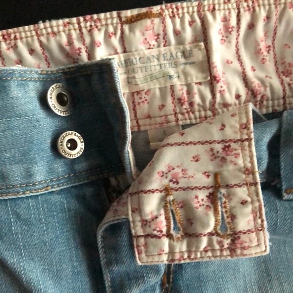 American Eagle denim skirt light wash size 4 - Picture 3 of 3